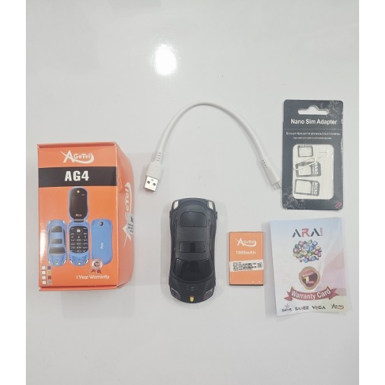 Agetel AG4 Car Flip Phone Dual Sim Black