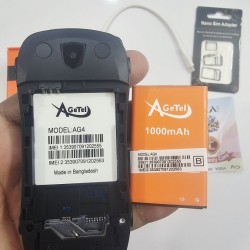 Agetel AG4 Car Flip Phone Dual Sim Black