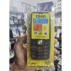 Celcom C2401 Cream Feature Phone Dual Sim Black