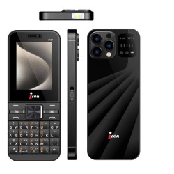 icon i101 Mica Button Phone Four Sim Black