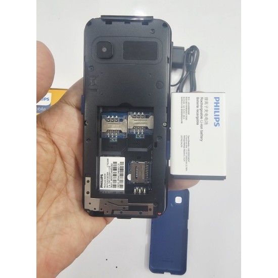Philips E209 Feature Phone Blue