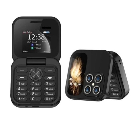 Qphone Q9 Folding Phone Black