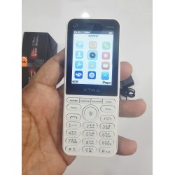 XTRA R24 4G internet Feature Phone White
