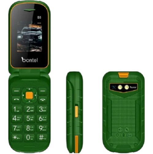 Bontel S5 Folding Phone Dual Sim Green