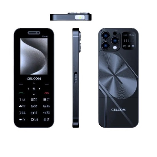 Celcom C2402 Button Phone Four Sim Black Celcom C2402 Button Phone Four Sim Black
