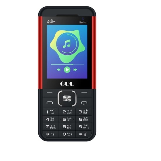 GDL Switch 4G LTE Smart Feature Phone Video Call FB 