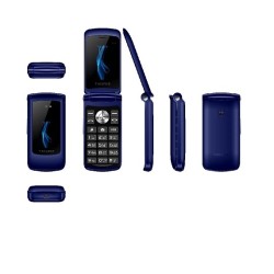 Kgtel K1 Slim Folding Phone Magic Voice Blue