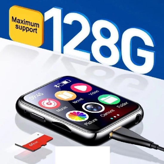 M2 Bluetooth Mp4 Music Player Touch Display With Camera