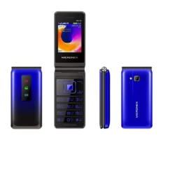 Micronex MX55 Folding Phone Dual Sim Blue