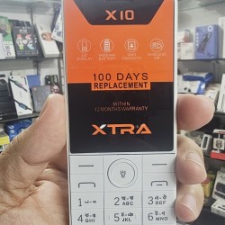 XTRA X10 Button Phone Metal Body White