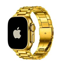 A2858 Ultra Smartwatch A-pple Logo Strip - Gold Edition