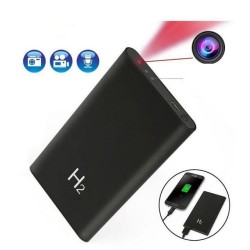 H2 Power Bank Camera 1080P Night Vision 5000mAh Battery 8 Hour Video