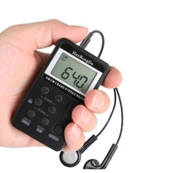 HanrongDa HRD103 Rechargeable Pocket AM FM Radio Player