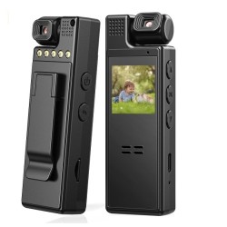 L9 Portable Body Camera 180° Rotating Lens Night Vision
