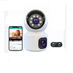 V380 Single Sim Wifi Camera Dual Lans 1080p Rotatable 360