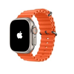 Smarwatch Ultra 8 With Logo With Headphone Orange