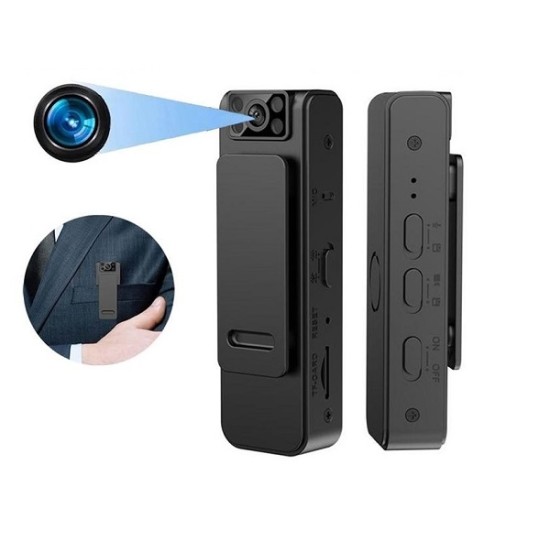WD2 Mini Clip Wifi Body Camera HD 1080P Night Vision