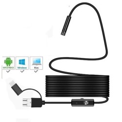 Y101 3 in 1 inspection Endoscope Camera 5 Meter Waterproof