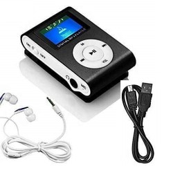 AR02 Mini MP3 Player With Display Black