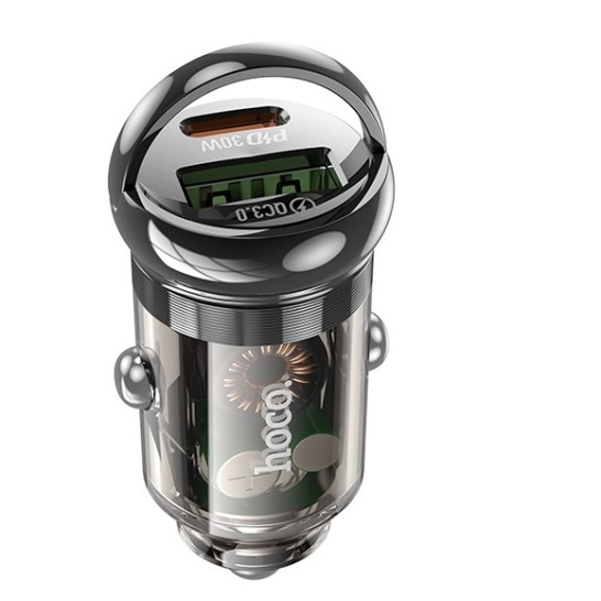 Hoco Z53A Car charger 30W With Type-C Cable