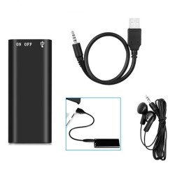 8GB Mini Hidden Audio Voice Recorder