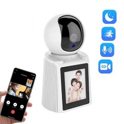 QP001 Video Calling V380 Wifi Camera With Display