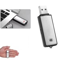 USB Voice Recorder 8GB Silver 