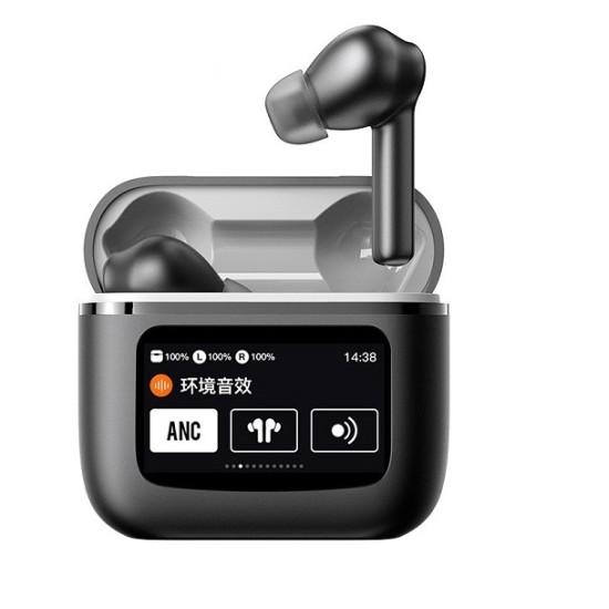 T68 Pro Bluetooth TWS Wireless Earbuds Headphone Touch Control LCD Display Noise Reduction
