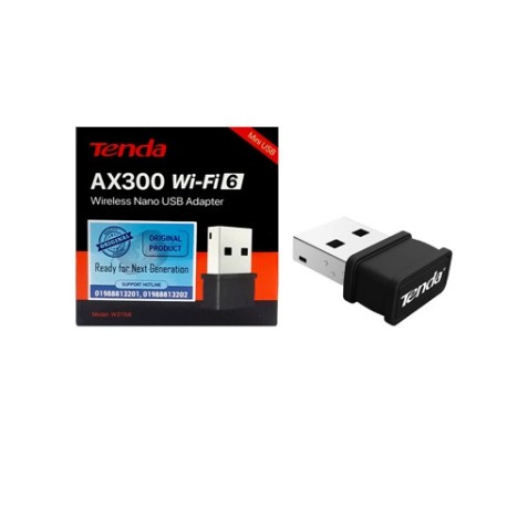 Tenda W311MI AX300 Wi-Fi 6 Wireless Nano USB Adapter