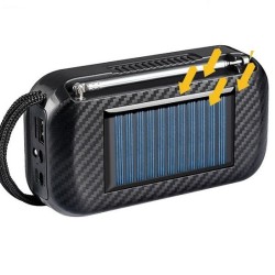 D12 Bluetooth Solar FM Radio Player With Flashlight