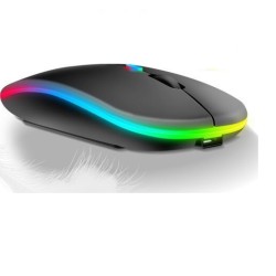 Dual Mode Wireless Bluetooth Mouse Rechargeable RGB