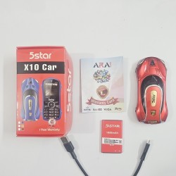 5Star X10 Car Phone Dual Sim Camera Red