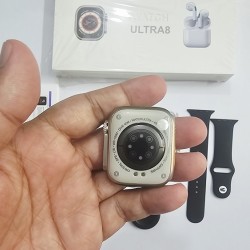 Smarwatch Ultra 8 Headphone Bluetooth Calling Black