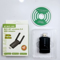 AC600 Dual Band Usb Adapter 600mbps And BT 5.4