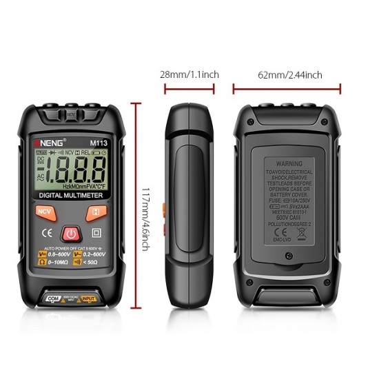ANENG M113 Digital Pocket Multimeter