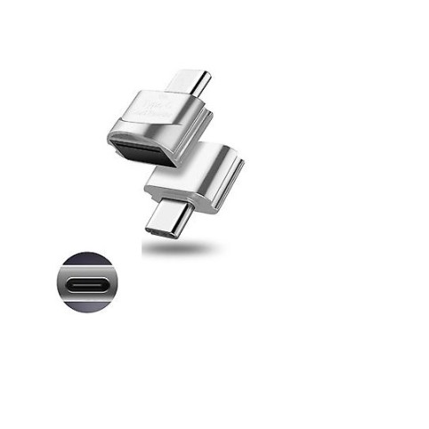 Mini Type-C OTG Card Reader With keychain Holder