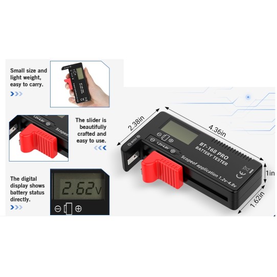 BT168 PRO Battery Capacity Tester