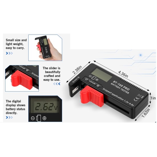 BT168 PRO Battery Capacity Tester