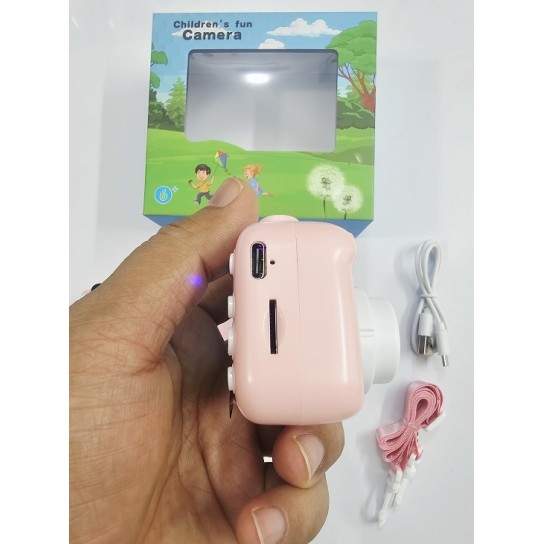 X28 Kids Dual Lens Digital Camera With Case Pink