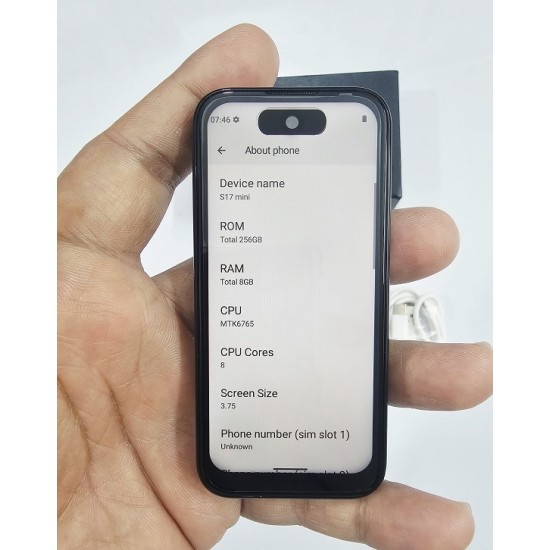 IVMI S17 Max 4G Mini Android Phone 8G BRAM 256GB ROM