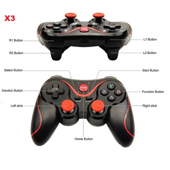 X3 Bluetooth Game Controller Gamepad for PC Mobile Phone