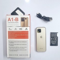 A1B Card Phone With Bluetooth Dialer Magic Voice Gold