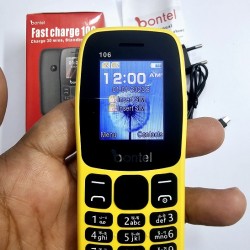 Bontel 106 Button Phone Magic Voice Auto Call Record Yellow