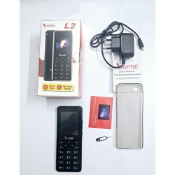 Bontel L2 Touch Button Phone With Back Cover Black