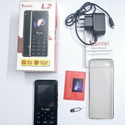 Bontel L2 Touch Button Phone With Back Cover Black
