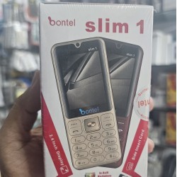 Bontel Slim 1 Metal Button Phone Dual Sim Red