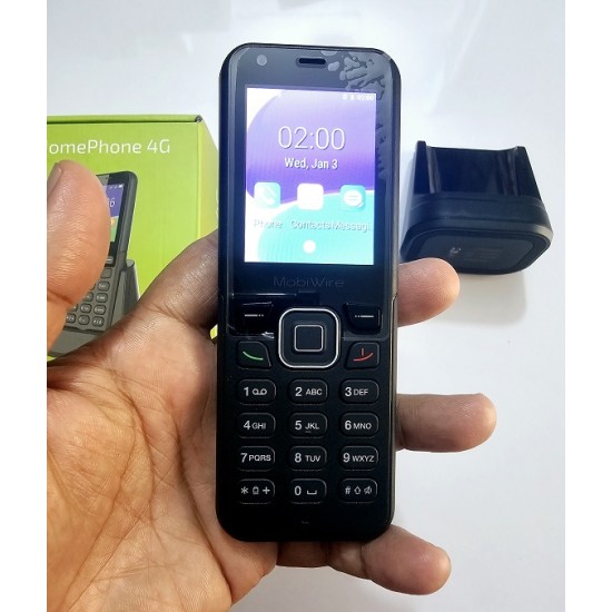 HomePhone 4G Wifi Cordless Phone Hotspot Black