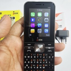 icon i101 Mica Button Phone Four Sim Black