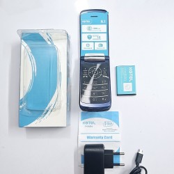 Kgtel K1 Slim Folding Phone Magic Voice Blue
