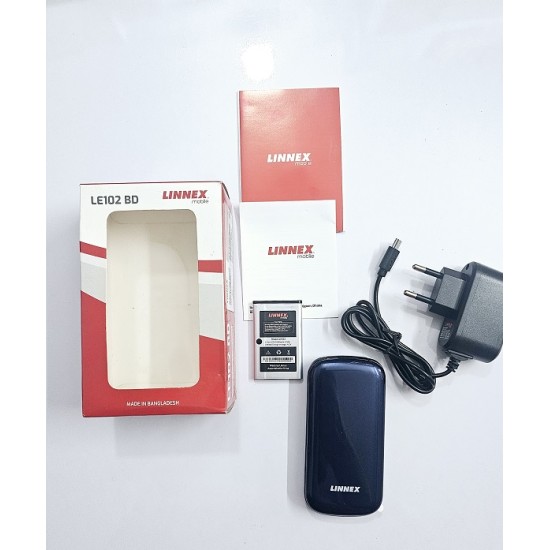 Linnex Le102 BD Folding Phone Auto Record Blue